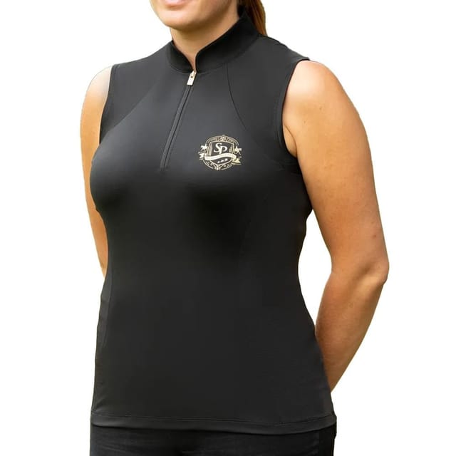 Supreme Products Supreme Products Women's Show Rider Sleeveless Top in Black - 2