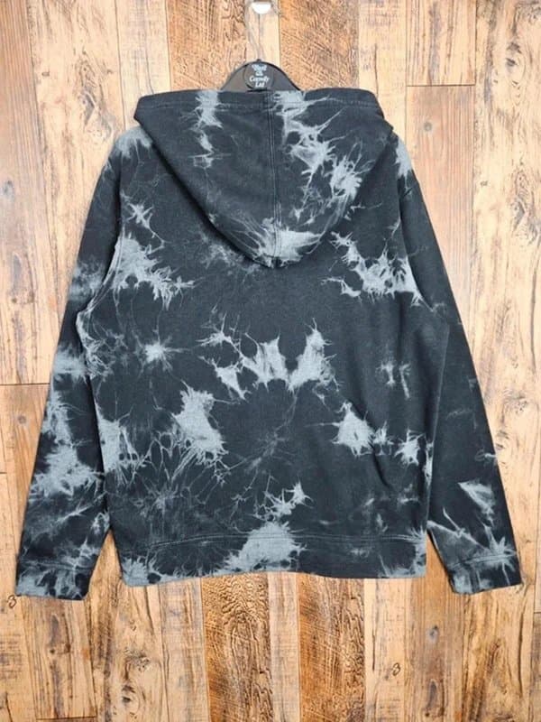 Champion Champion – Tie-Dye Lightning Hoodie – Black/Grey – Men’s XS/S – Bold Graphic Logo