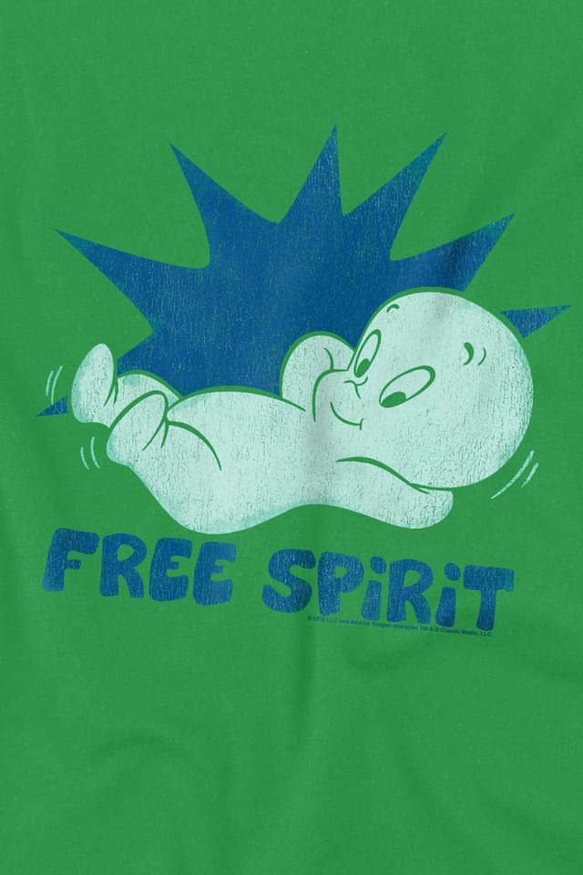 NBCU NBCU Men's Casper Free Spirit T-Shirt, Dark Green - 3