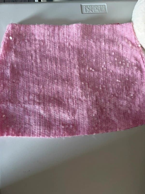 Bershka Bershka pink sequin skirt