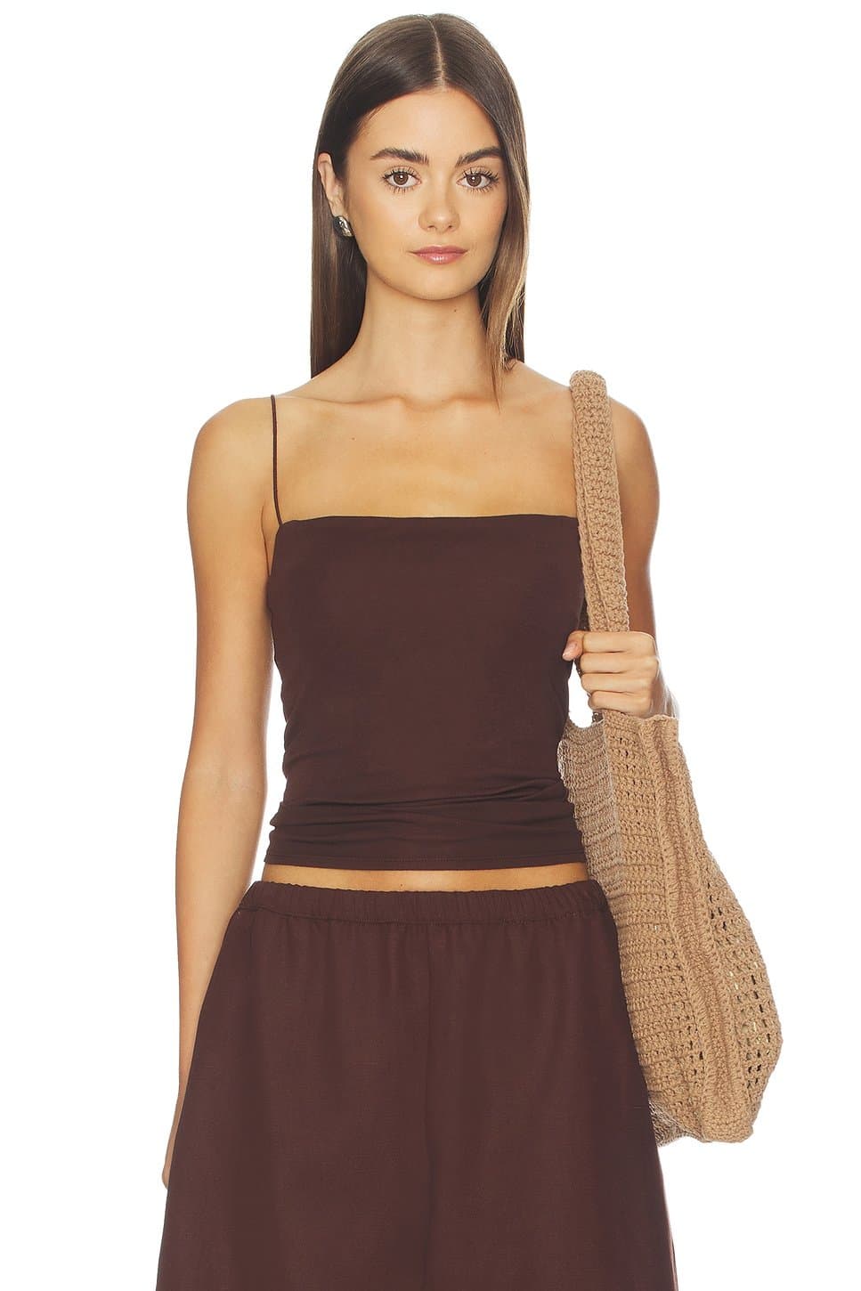 revolve Supima Cotton Essential Strappy Tank