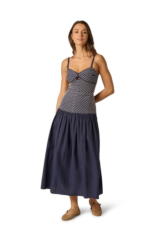 Adrianna by Adrianna Papell Adrianna by Adrianna Papell Women's Drop Waist Midi Dress - 2