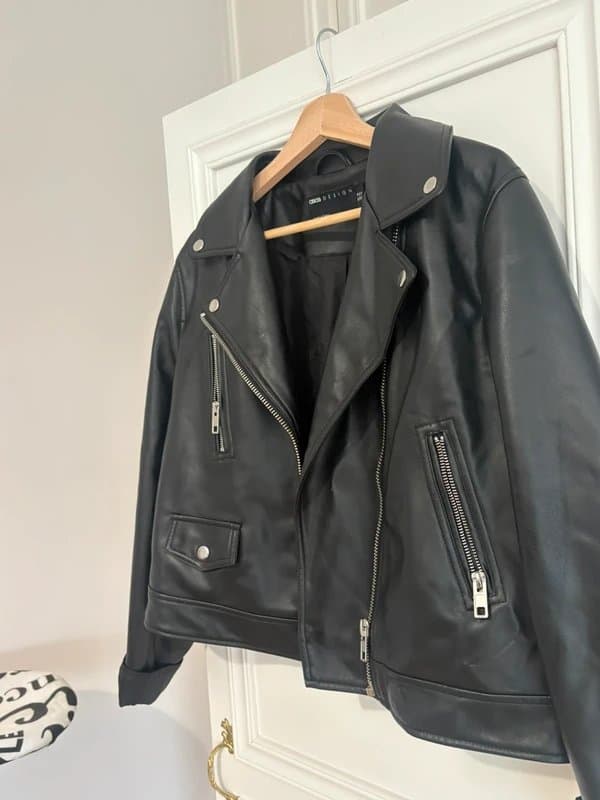 ASOS Design ASOS design cropped leather jacket