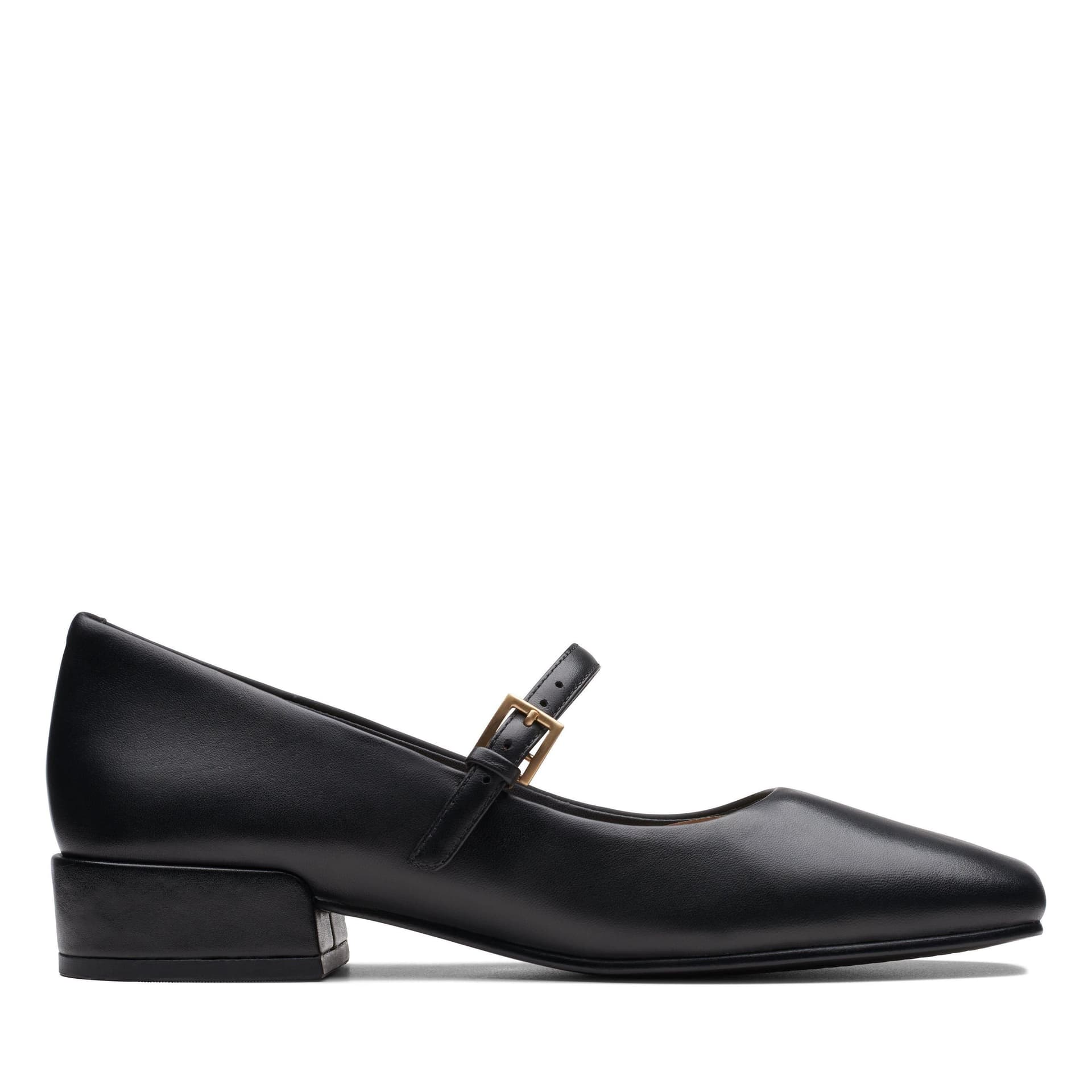 Clarks Clarks Women's Seren 30 Buckle Black Leather Mary Jane