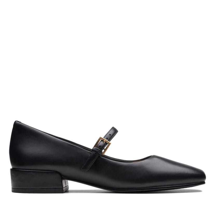 Clarks Clarks Women's Seren 30 Buckle Black Leather Mary Jane - 1