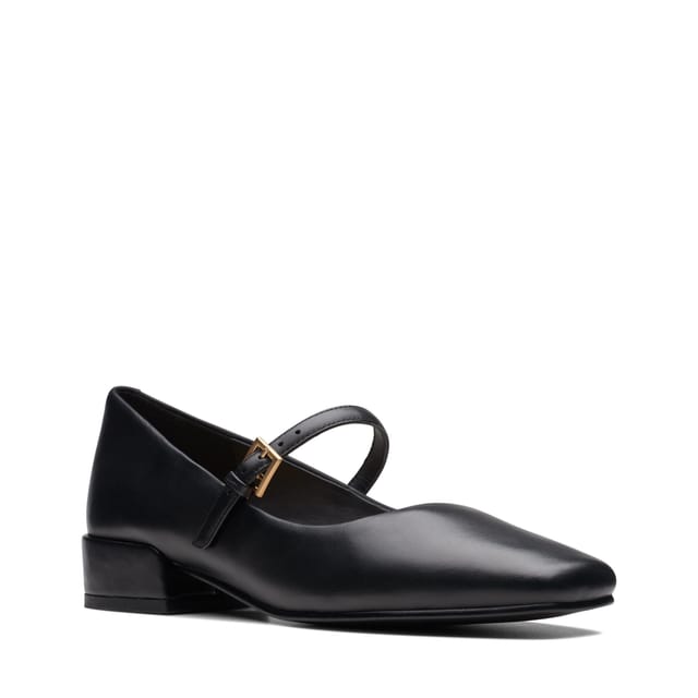 Clarks Clarks Women's Seren 30 Buckle Black Leather Mary Jane - 2