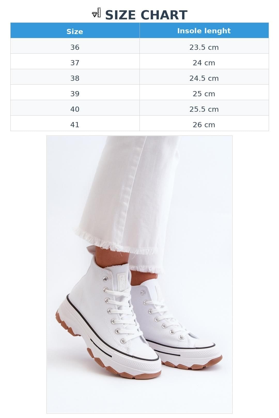 Love Lace Love Lace Women's Textile High Platform Sneakers with Elevated Sole Everyday in White - 4