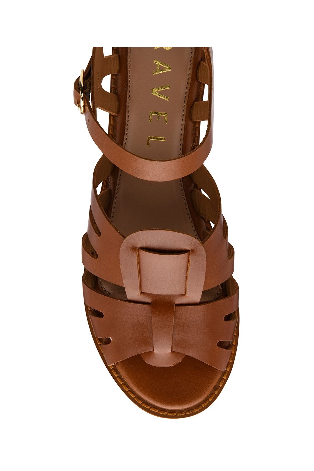 Ravel Ravel Women's Tan Leather 'Dilston' Fisherman Sandals - 4