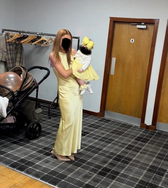 ASOS Lemon satin racer dress