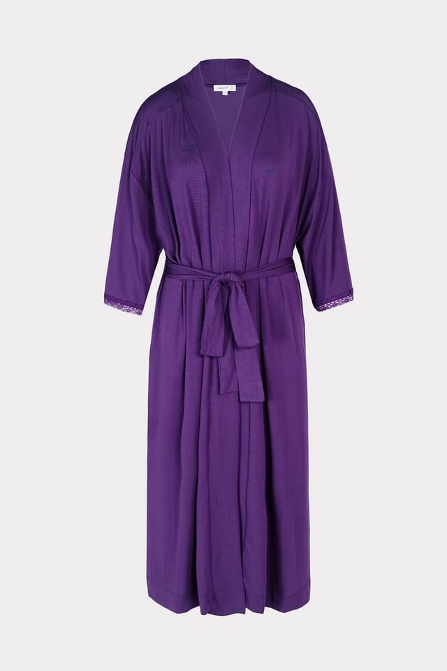 Kettlewell Kettlewell Women's Luna Dressing Gown in Purple - 2