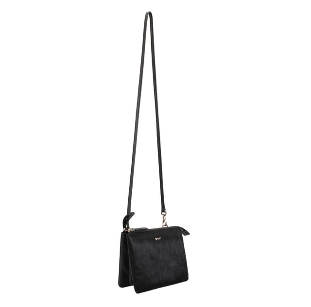 Paul Costelloe Paul Costelloe Women's Simone Leather Cross Body Bag in Black - 3