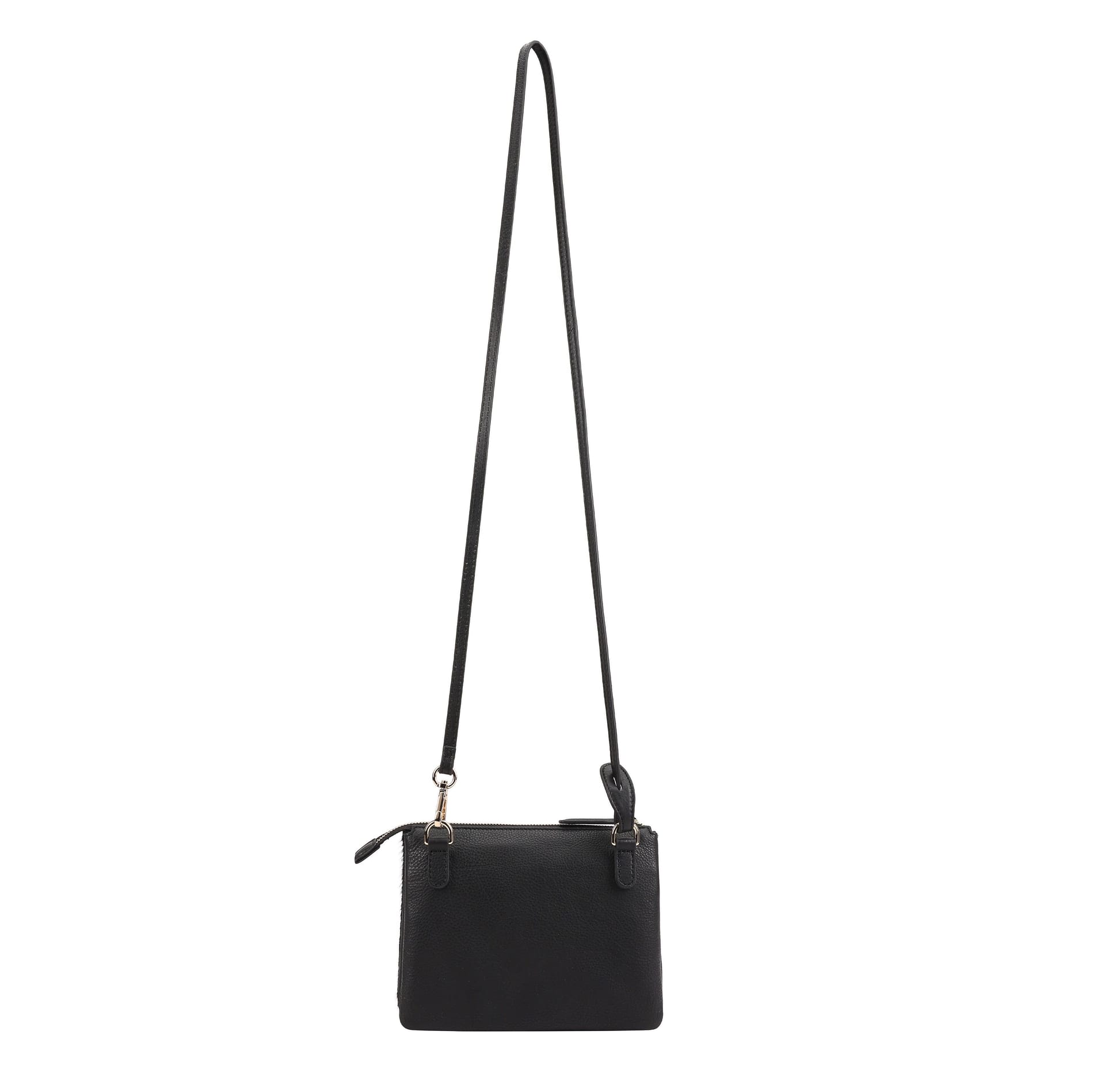 Paul Costelloe Paul Costelloe Women's Simone Leather Cross Body Bag in Black - 4