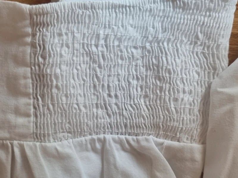 Bershka bershka white cropped corset long sleeve shirt as new size s