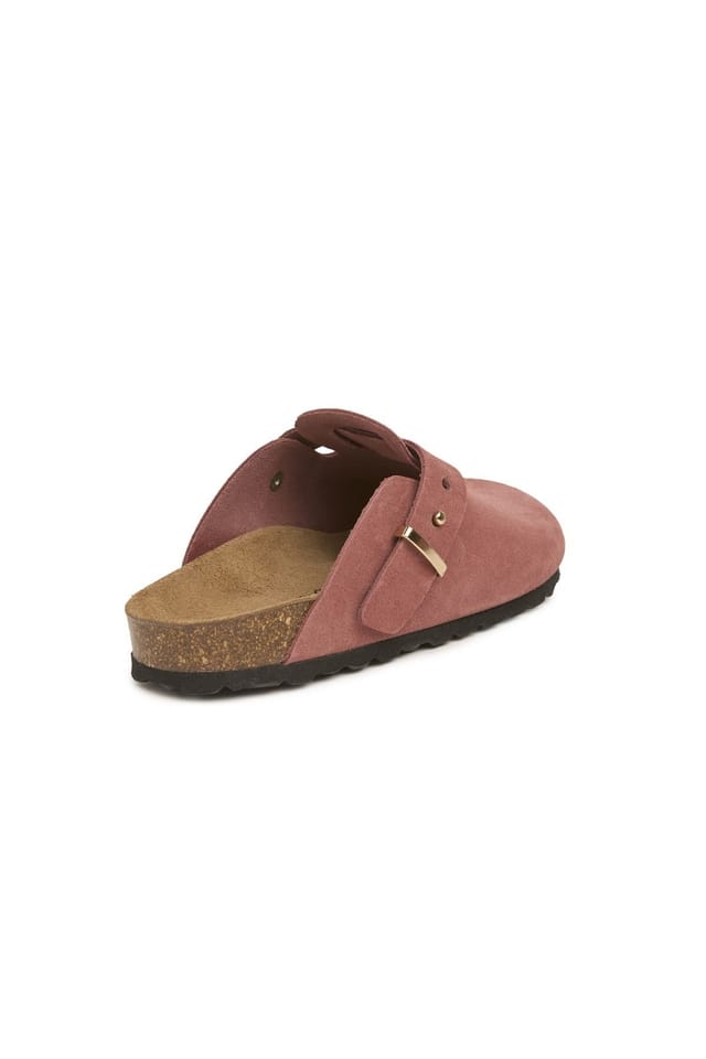 Celtic & Co Celtic & Co Women's Stud Strap Clog in Dusty Pink - 2
