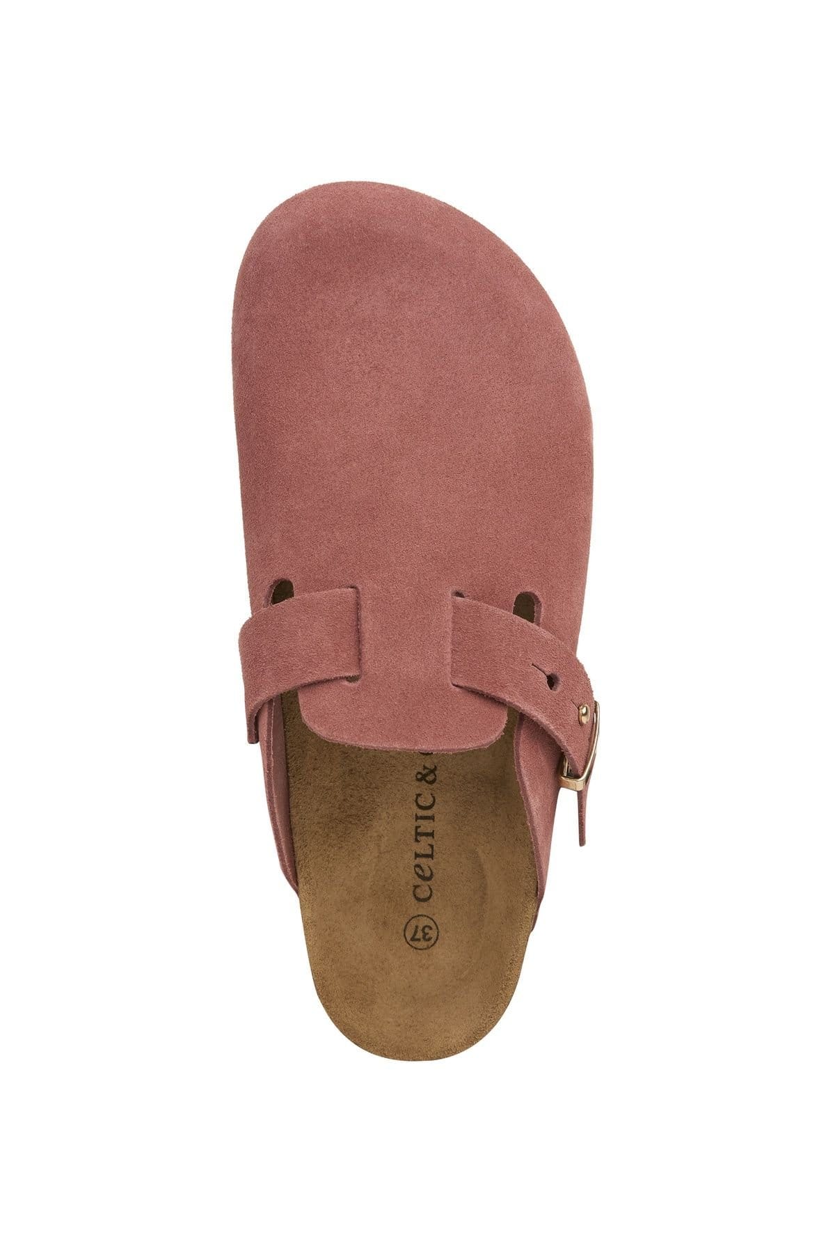 Celtic & Co Celtic & Co Women's Stud Strap Clog in Dusty Pink - 4