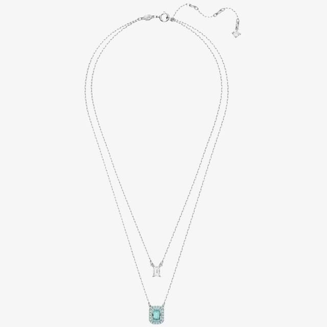 Swarovski Swarovski Women's Millenia Octagon Layered Necklace 5640557 in Silver - 2