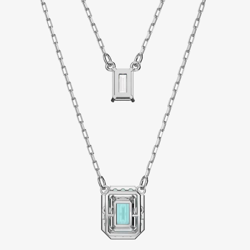 Swarovski Swarovski Women's Millenia Octagon Layered Necklace 5640557 in Silver - 4