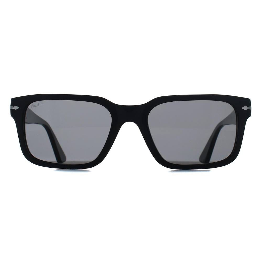 Persol Persol Men's Rectangle Black Polarized Dark Grey PO3272S - 1