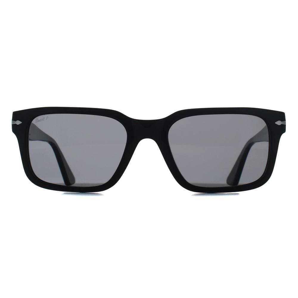 Persol Persol Men's Rectangle Black Polarized Dark Grey PO3272S