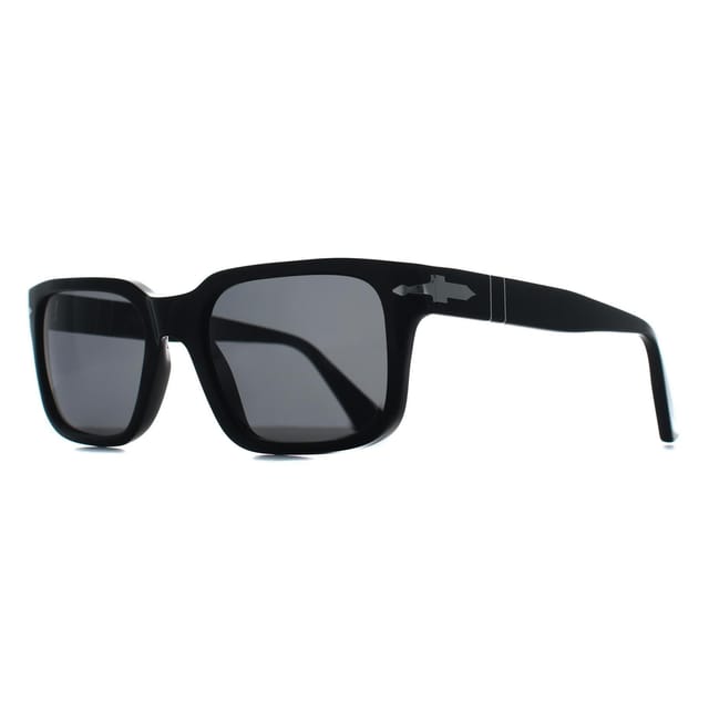 Persol Persol Men's Rectangle Black Polarized Dark Grey PO3272S - 2