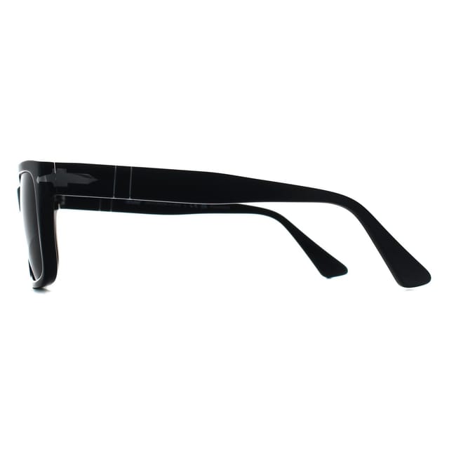 Persol Persol Men's Rectangle Black Polarized Dark Grey PO3272S - 3