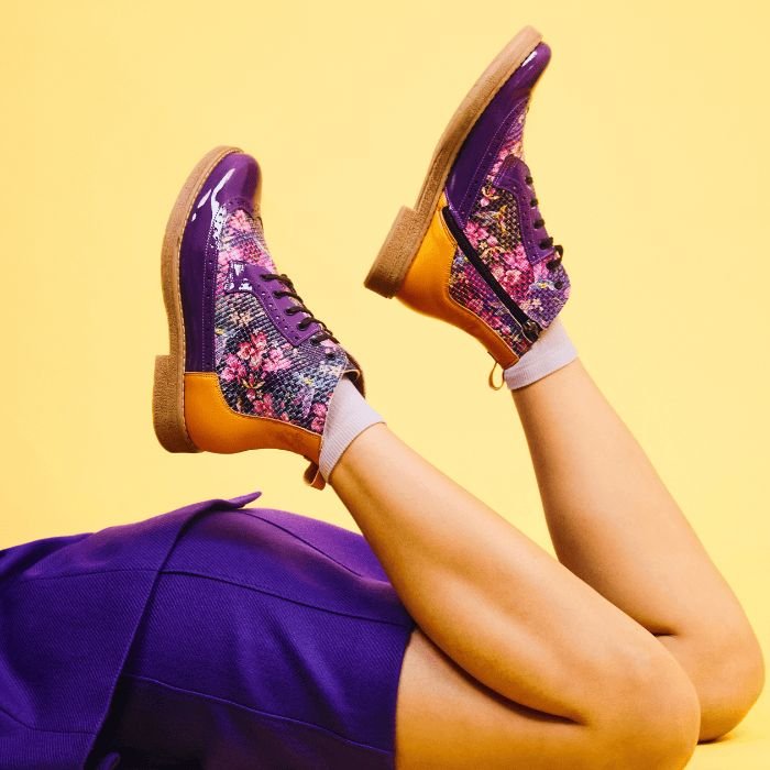 Embassy London Embassy London Women's Hatter - Purple & Hummingbird - 2