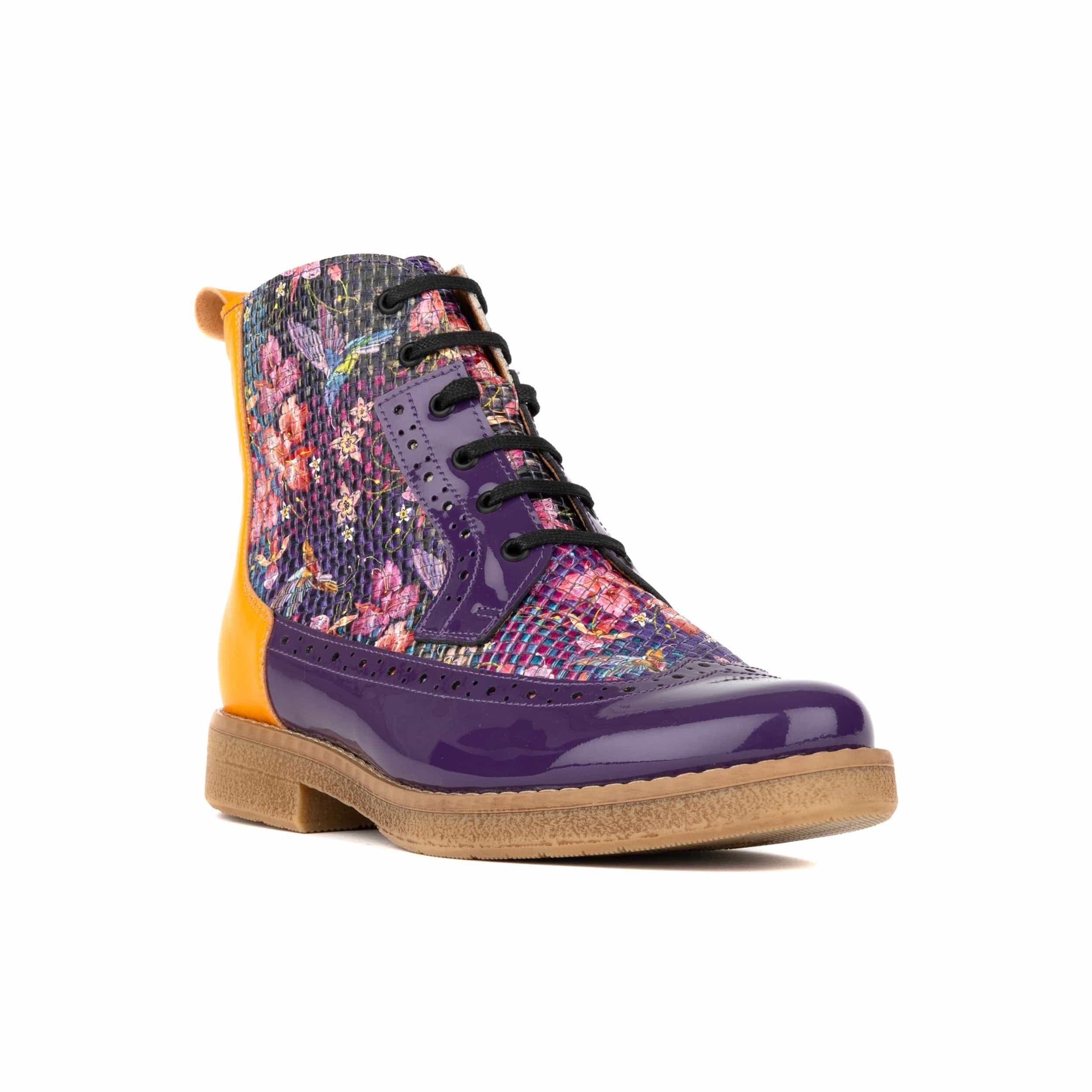 Embassy London Embassy London Women's Hatter - Purple & Hummingbird - 3