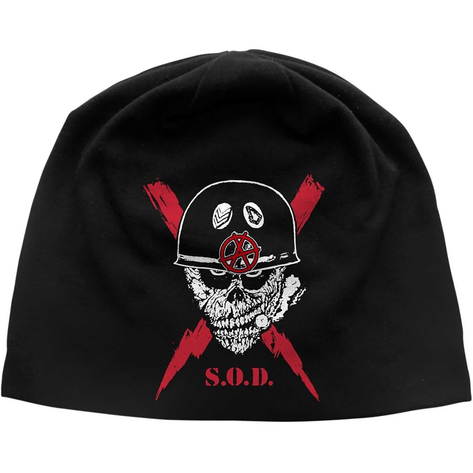 Stormtroopers Of Death Stormtroopers Of Death Men's Scrawled Lightning Beanie in Black