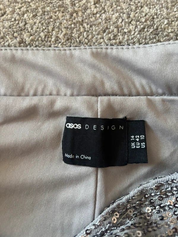 ASOS ASOS Sequin Sparkly Trousers (Uk 14)