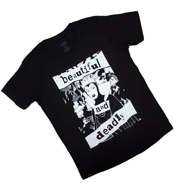 Maleficent Maleficent Men's Beautiful & Deadly T-Shirt in Black - 2