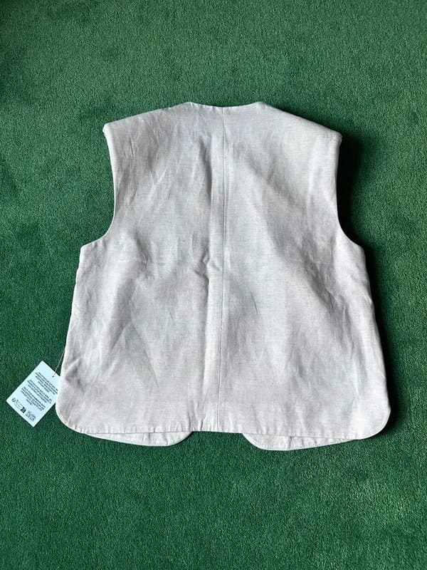 ASOS Design ASOS Design Linen Vest | Shoulder Pads | Size UK 8 | New With Tags