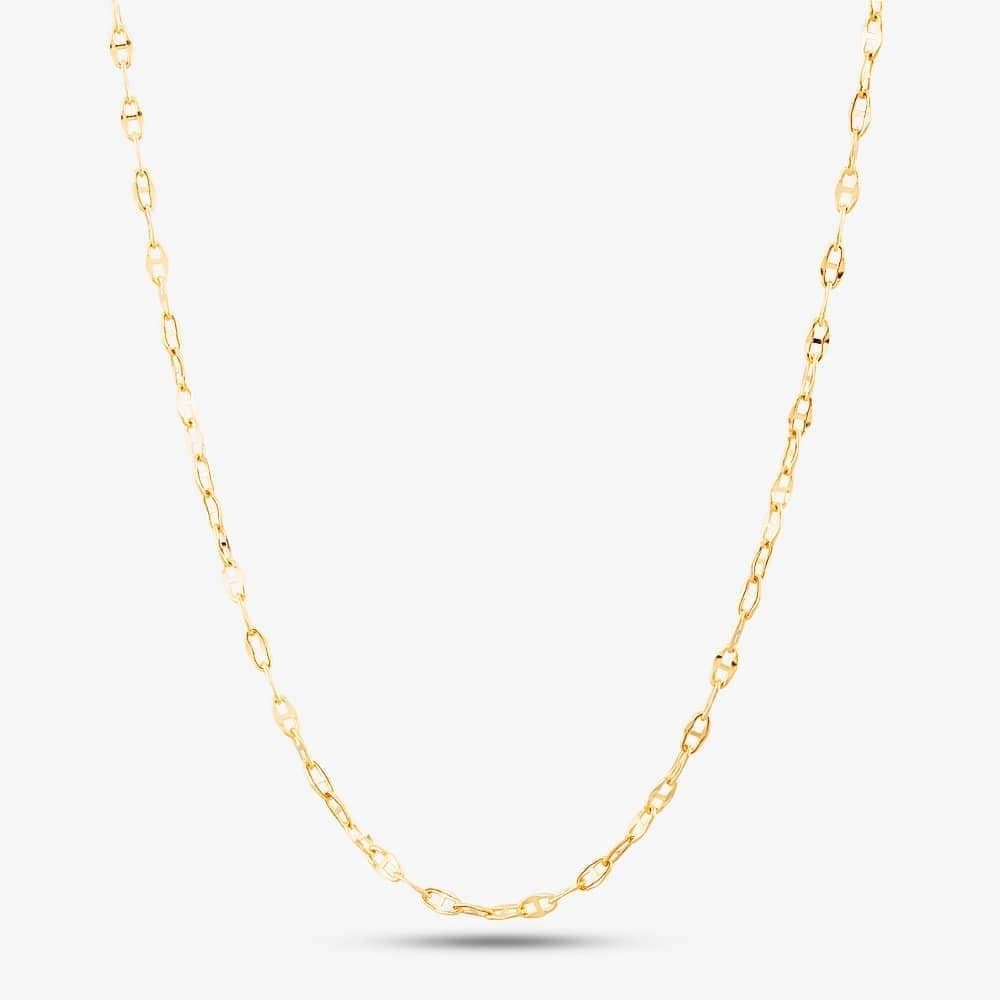 T.H.Baker T.H.Baker Men's 9ct Yellow Gold 20 Inch Flat Anchor Chain 1.16.2035