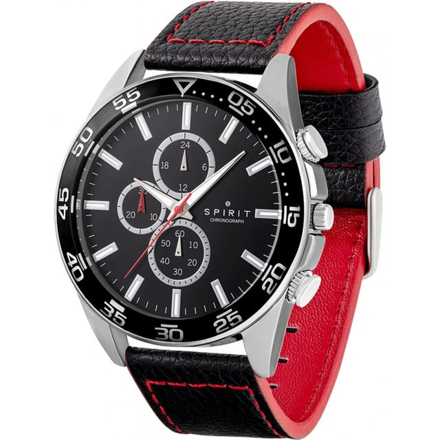 Spirit Spirit Men's SP1017 46mm Quartz Watch in Black - 2