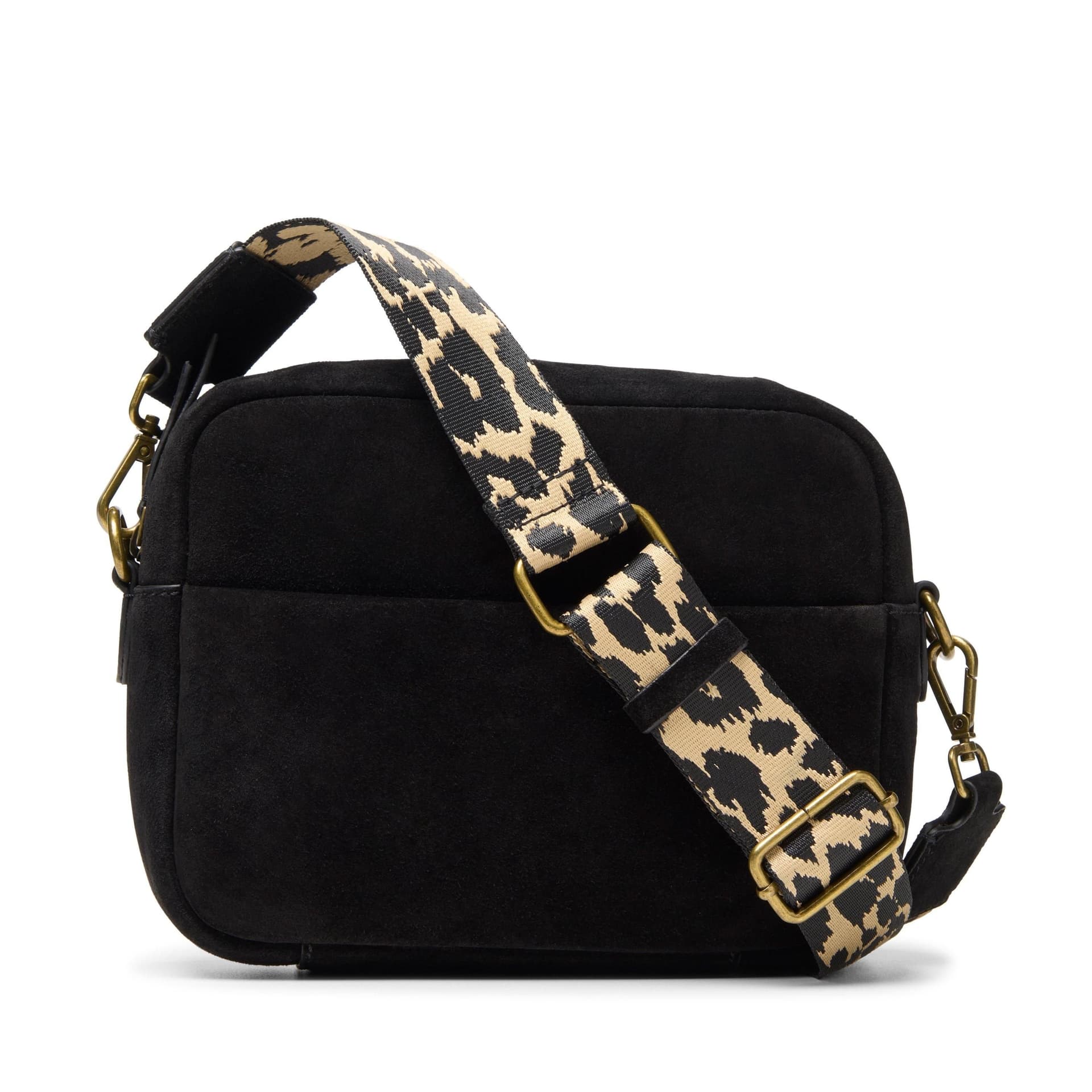 Clarks Clarks Women's Kierra Strap Black Suede Cross Body Bag