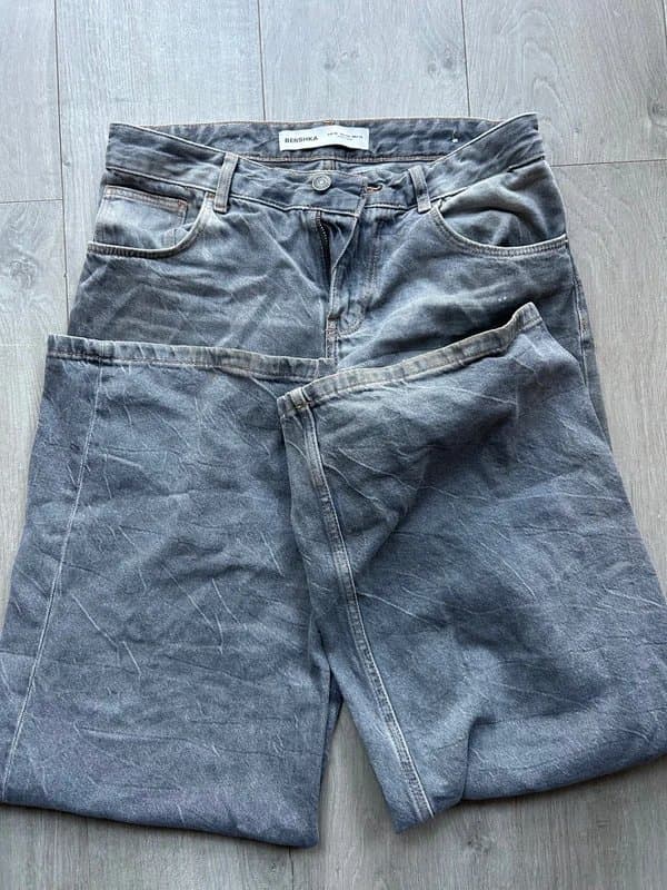 Bershka Bershka wide leg jeans low rise