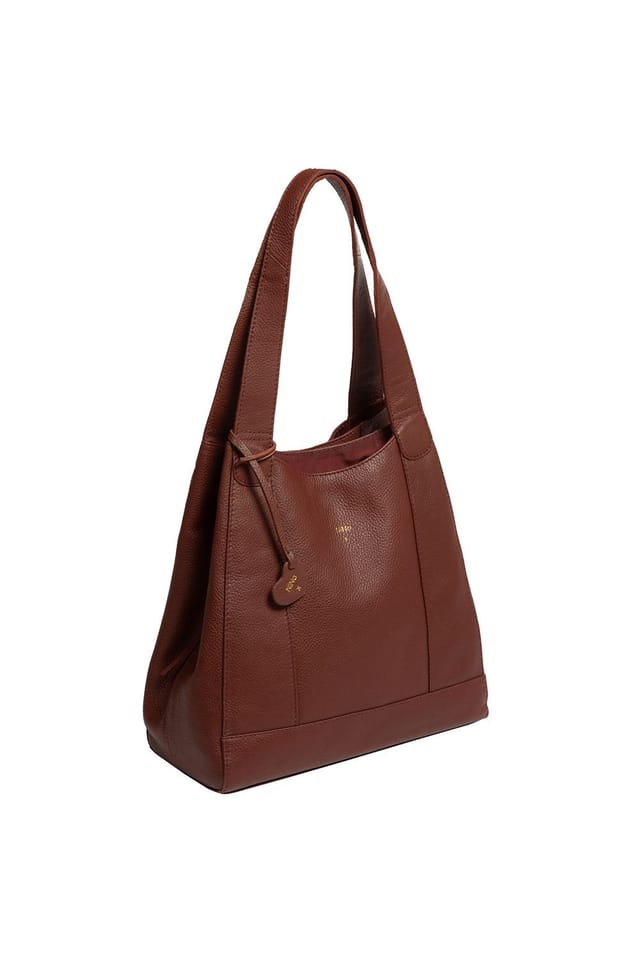 NiNa Amora NiNa Amora Women's 'Celeste' Leather Handbag in Brown - 3