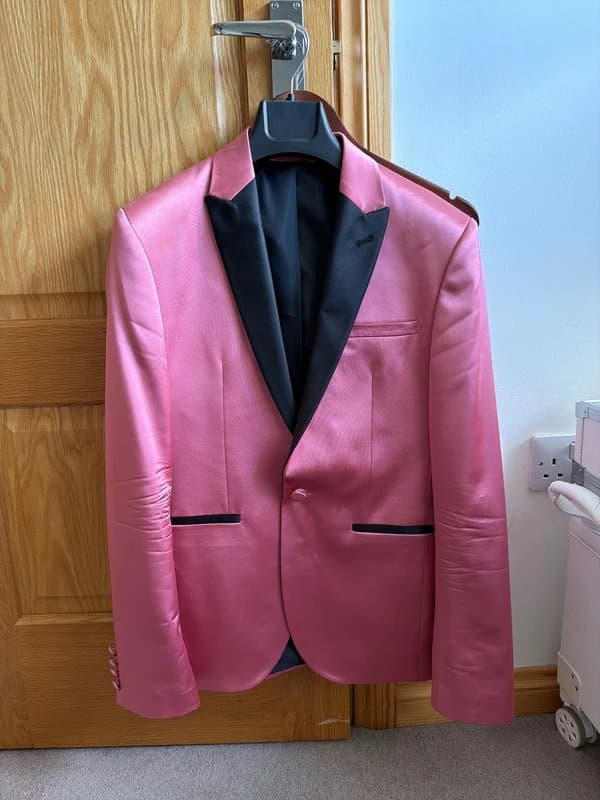 ASOS Asos pink dinner suit