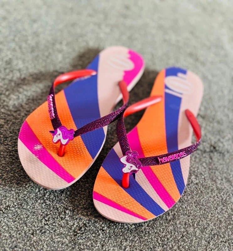 Havaianas Havaianas unicorn cute flip flop sandals festival party beach holiday 4/5 37-38 same day post