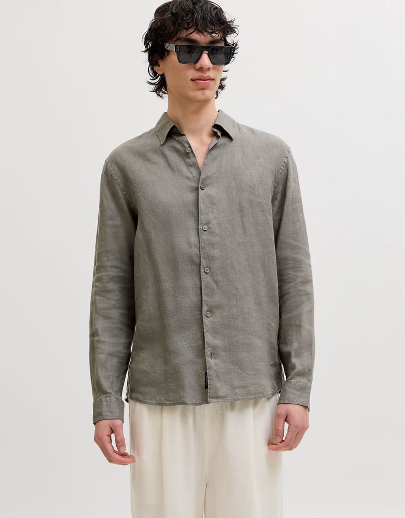 ASOS Jack & Jones Shirt in smokey olive - 1