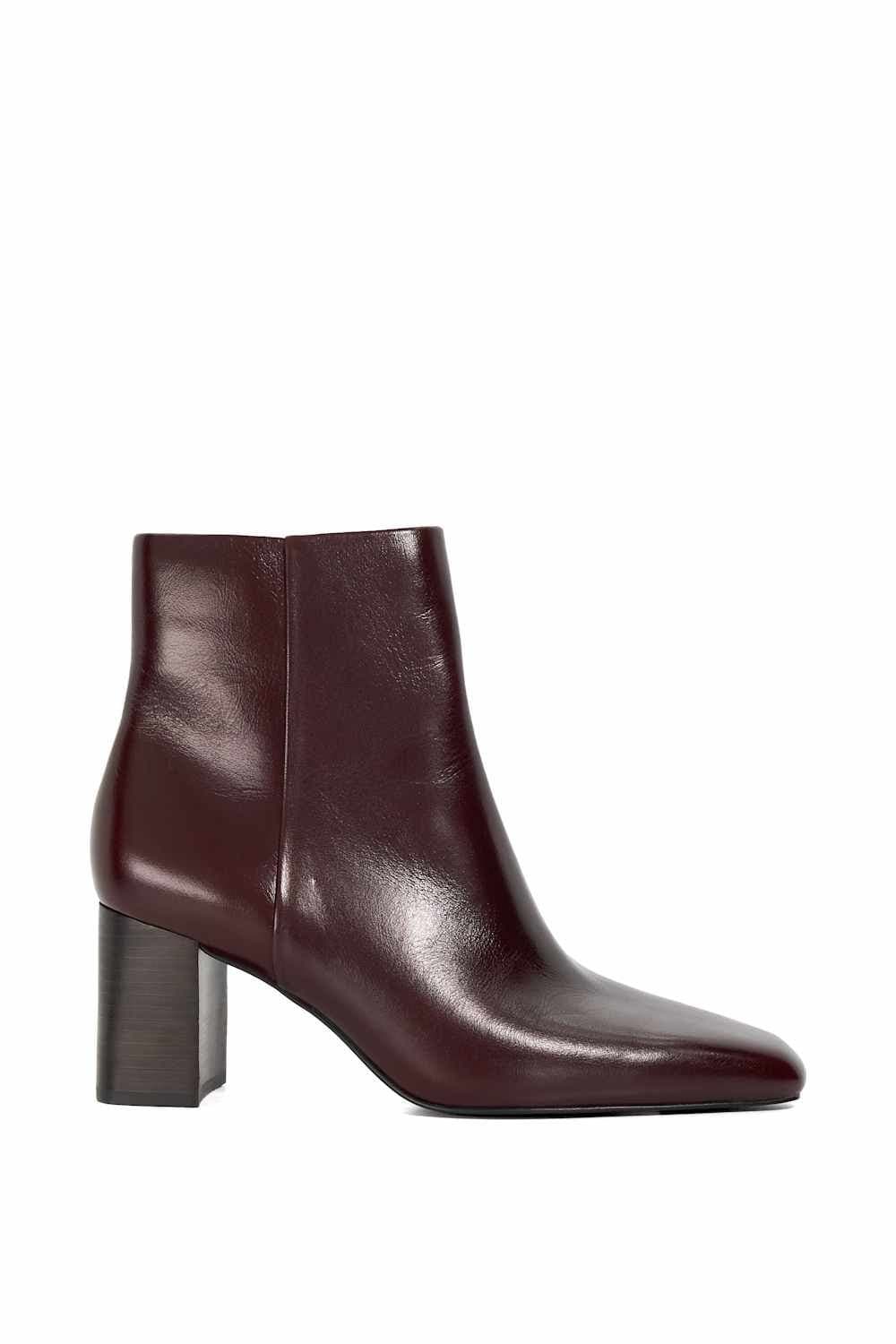 Dune London Dune London Women's 'Panamas' Leather Ankle Boots in Red