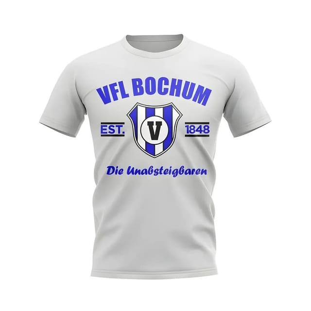 VFL Bochum VFL Bochum Men's Mens Established Football T-Shirt in White - 2