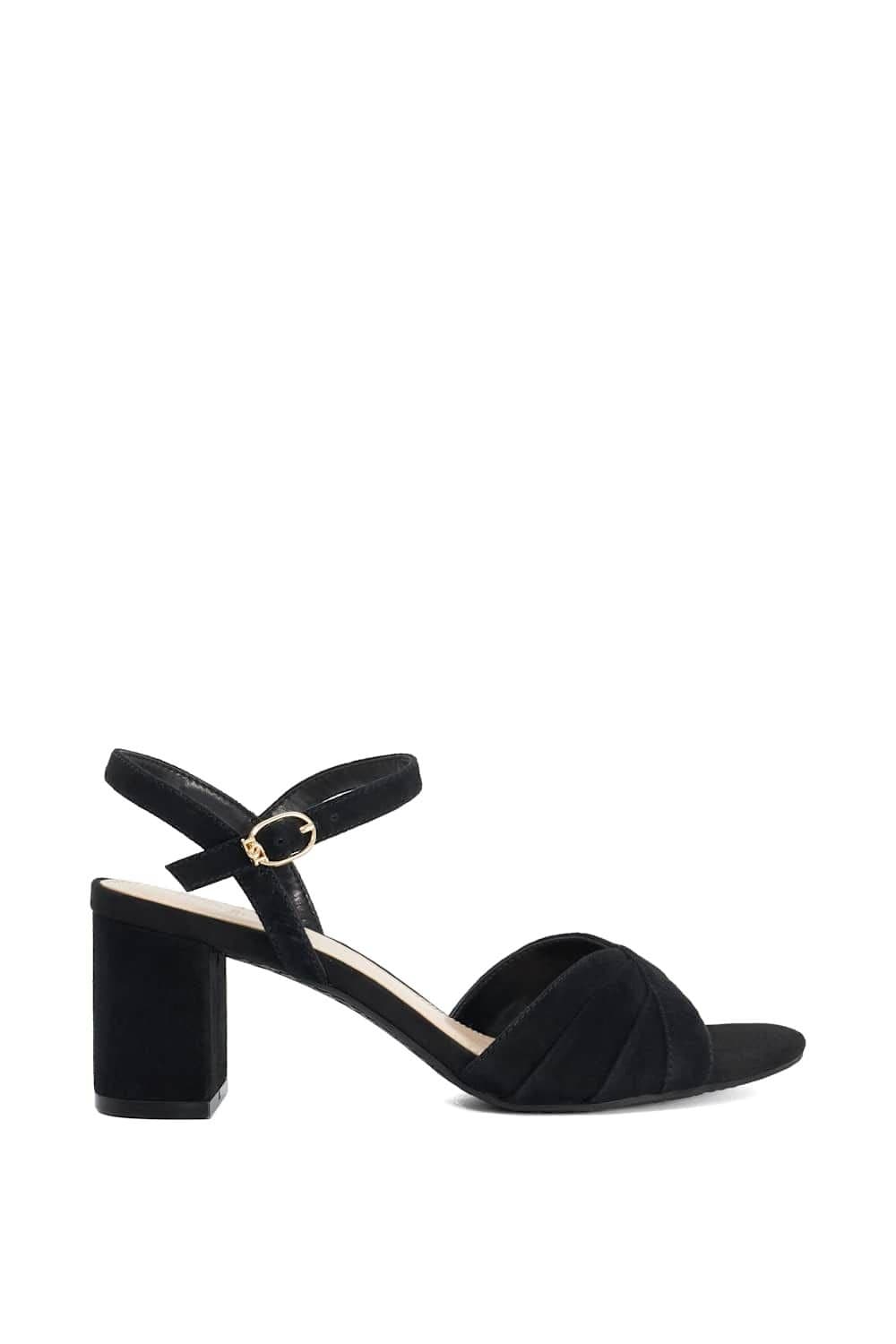 Dune London Dune London Women's 'Mallorca' Suede Sandals in Black