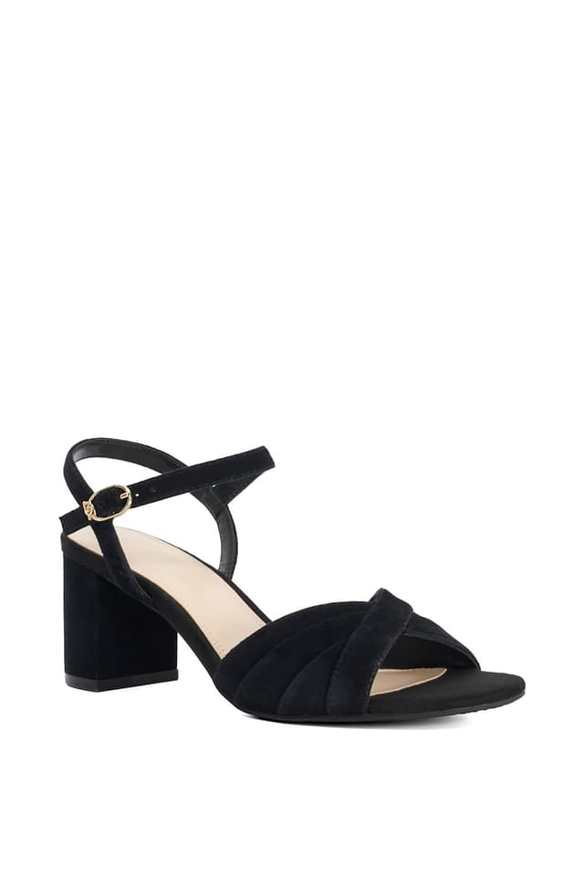 Dune London Dune London Women's 'Mallorca' Suede Sandals in Black - 2