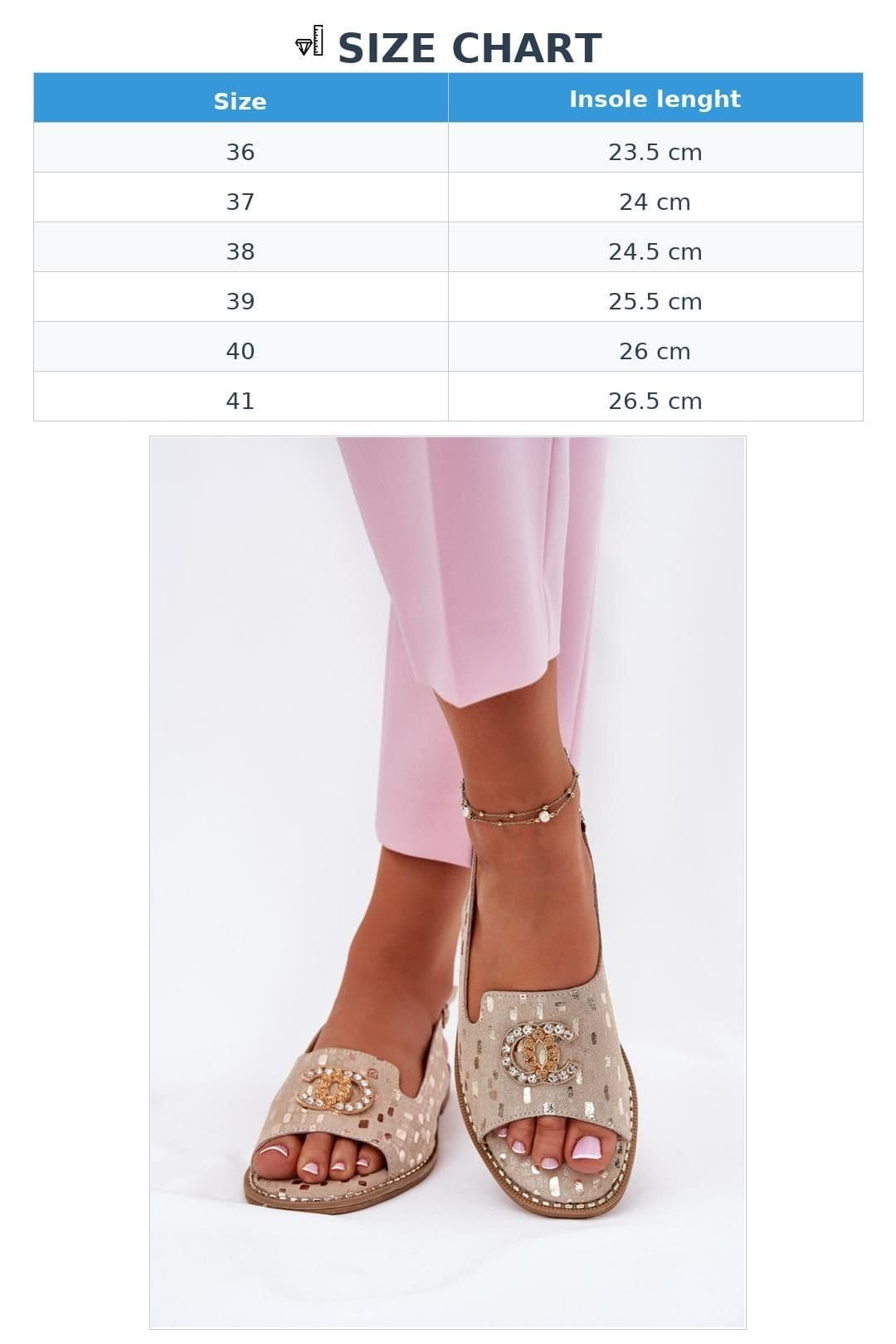 Love Lace Love Lace Women's Suede Flat Sandals with Buckle Closure & Comfort in Beige - 4