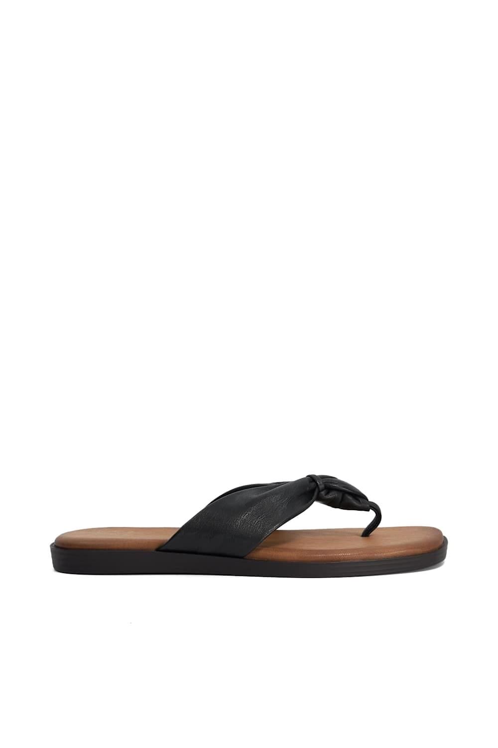 Dune London Dune London Women's 'Looks' Leather Sandals in Black