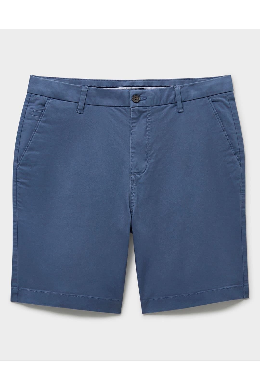 Crew Clothing Crew Clothing Men's Blue Stretch Chino Shorts