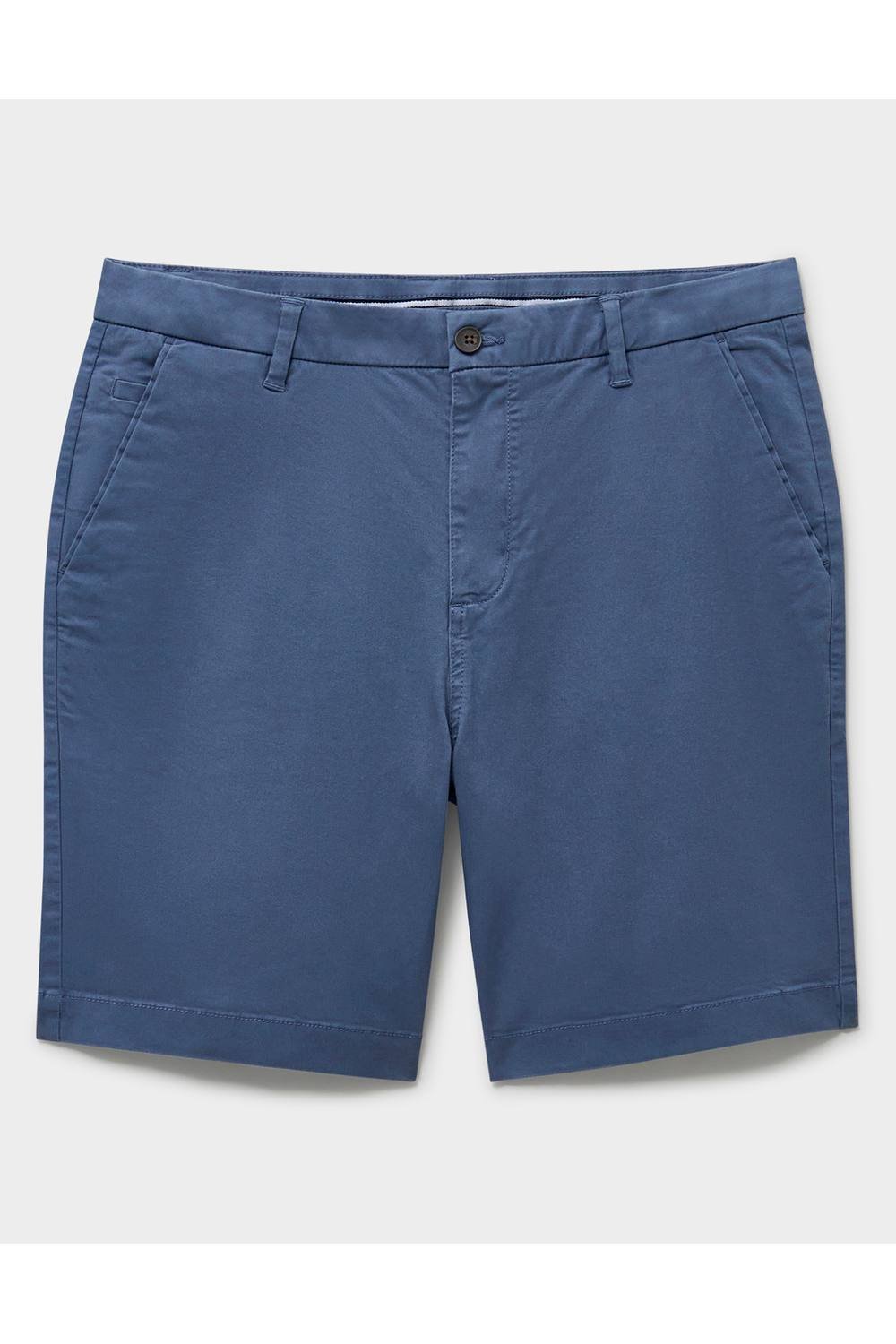 Crew Clothing Crew Clothing Men's Bermuda Chino Stretch Shorts Blue - 2