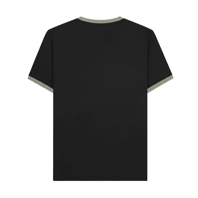 Lambretta Lambretta Men's Ringer Two Tone T-Shirt in Black - 2