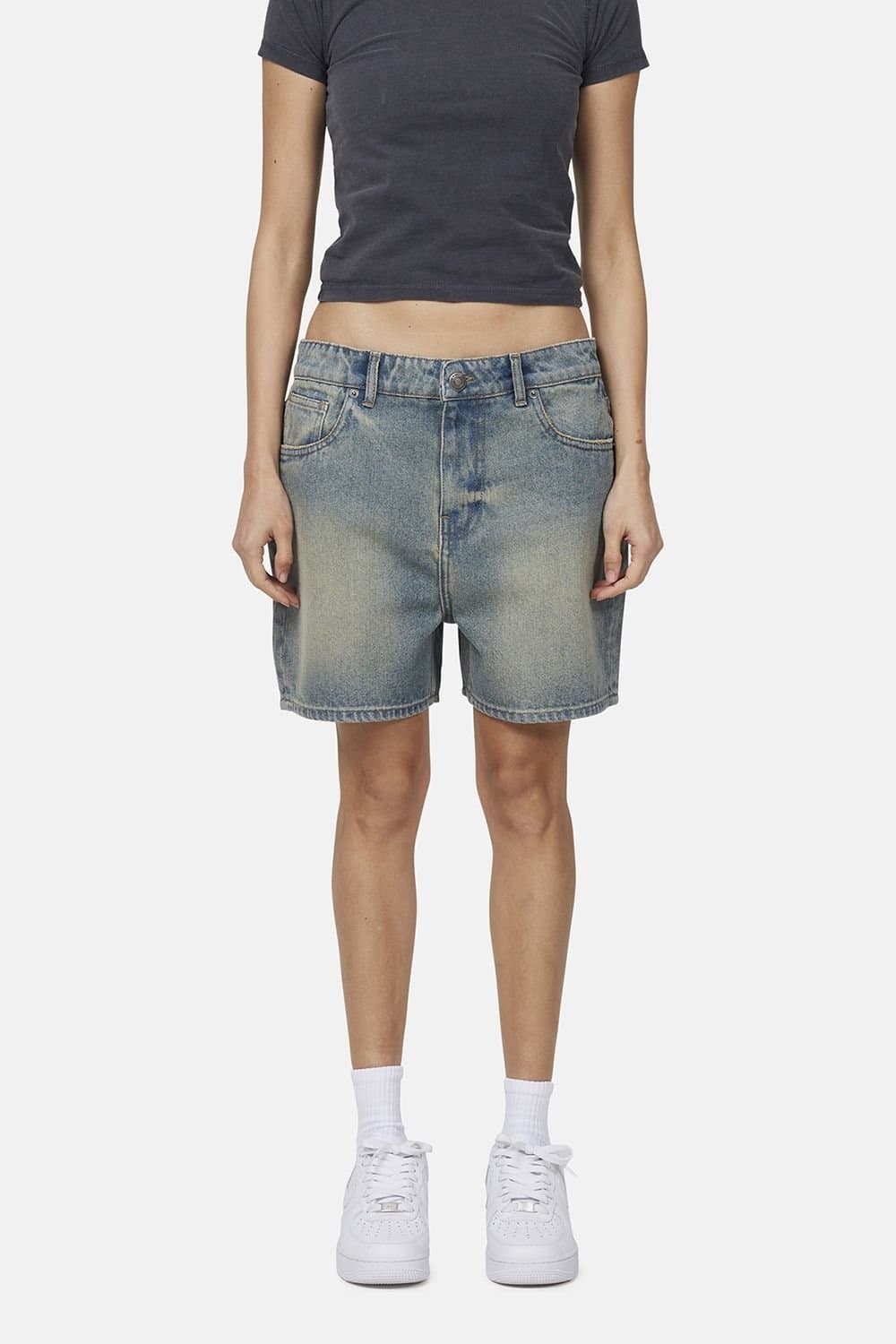 GOOD FOR NOTHING Good For Nothing Blue Vintage Denim Shorts