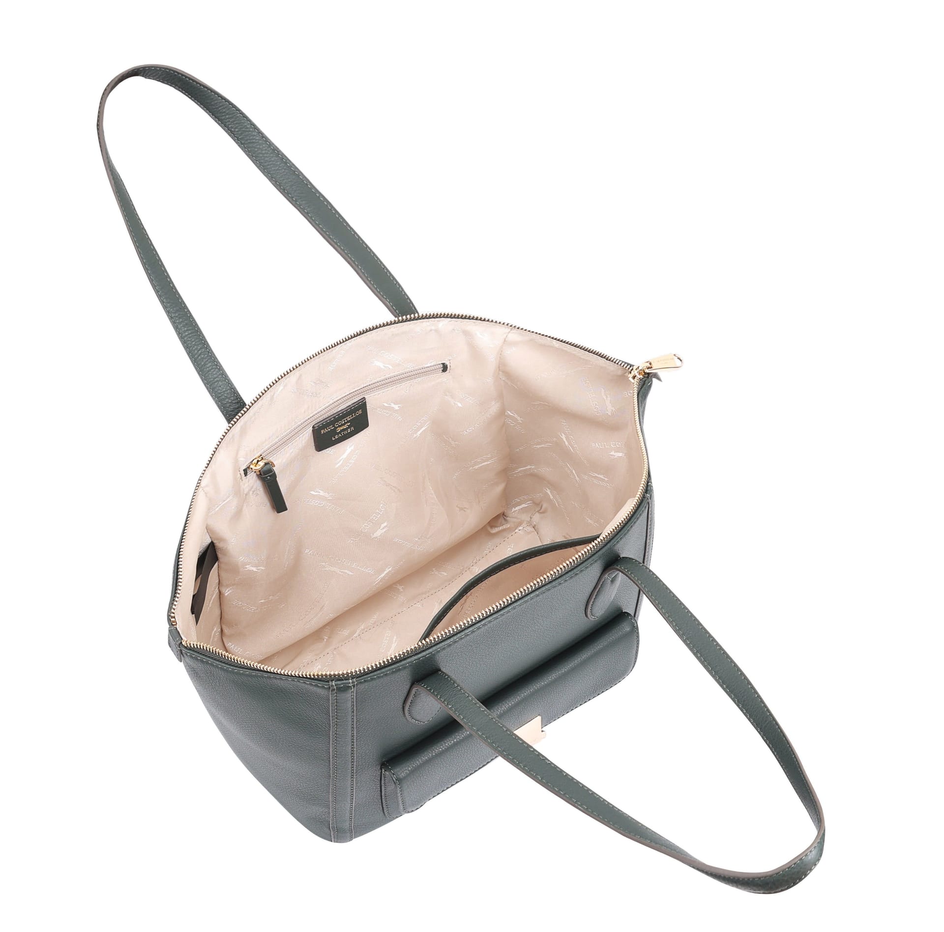 Paul Costelloe Paul Costelloe Women's Shiriya Leather Shoulder Bag in Green - 4